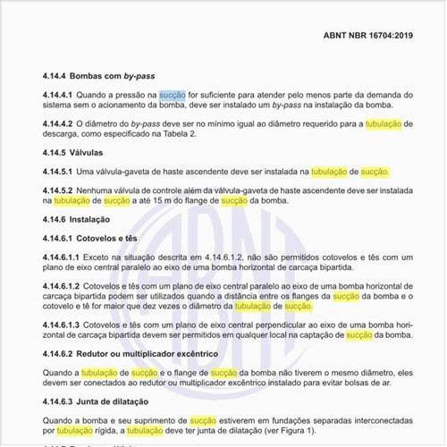 Quais os arranjos de tubulação de sucção aceitáveis?