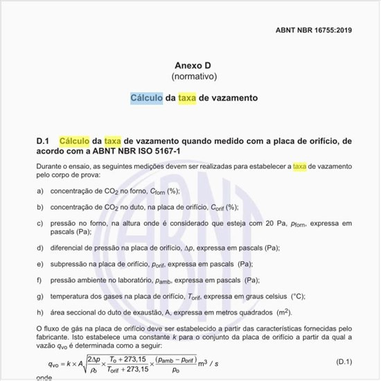 Como se faz o cálculo da taxa de vazamento?