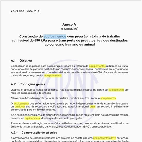 Qual a documentação que o fabricante do equipamento deve manter?