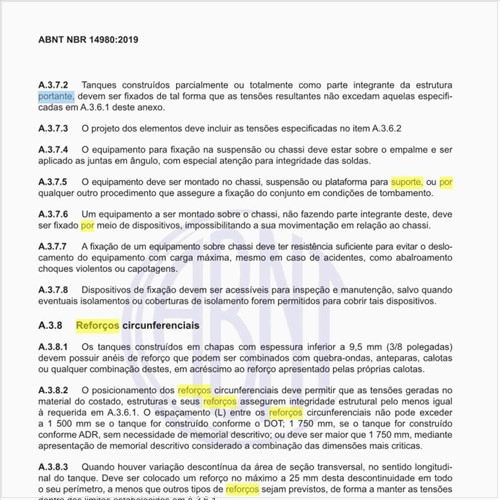 Por que usar os reforços circunferenciais?