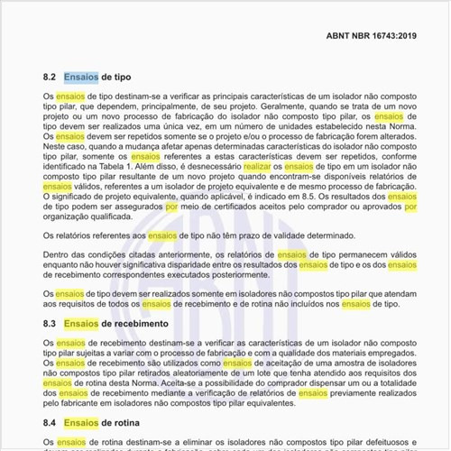 Por que realizar os ensaios de tipo?