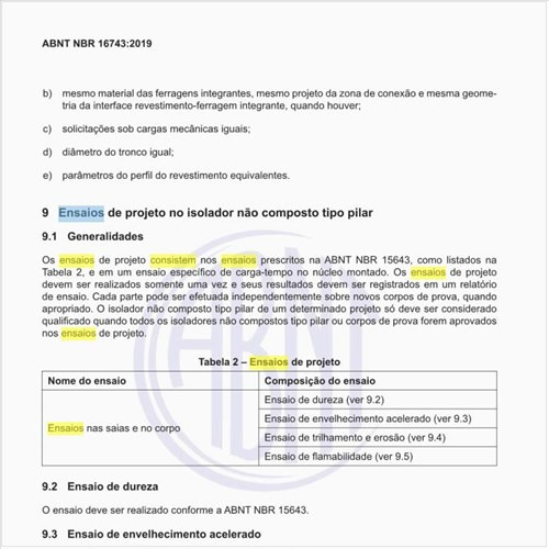 No que consistem os ensaios de projeto?