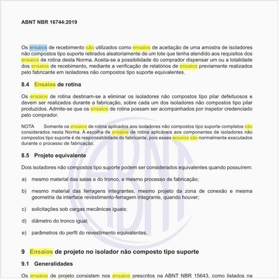 Quais são os ensaios de rotina?