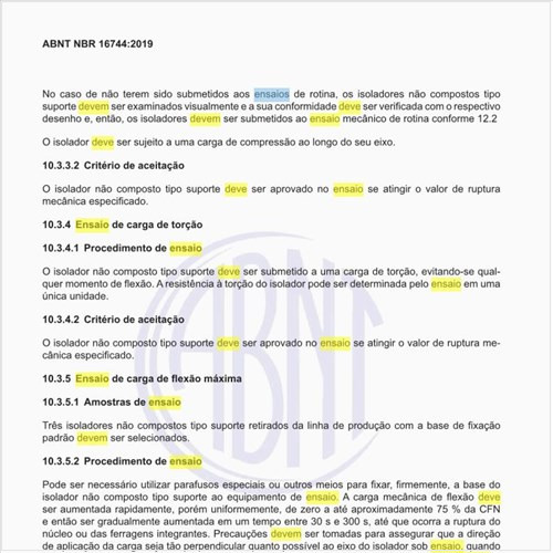 Como deve ser realizado o ensaio de radiografia computadorizada?