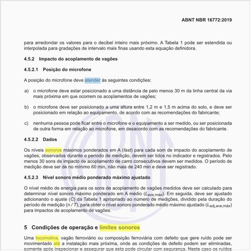 Quais os limites sonoros de um locomotiva estacionada fabricada até de 31 de dezembro de 1979?