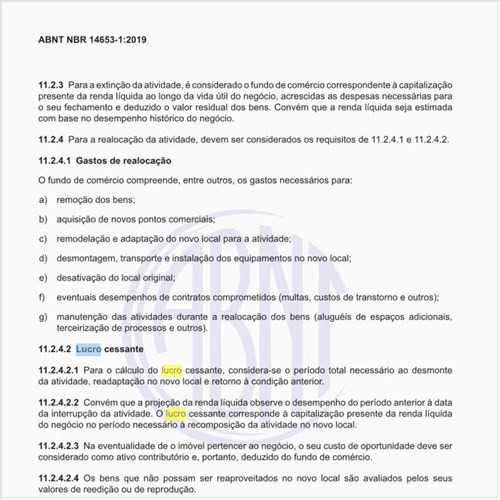 Como calcular o lucro cessante?