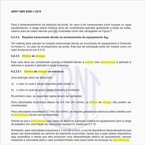 Quais são os efeitos de choque na estrutura?