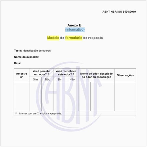 Como pode ser feito um modelo de formulário de resposta?