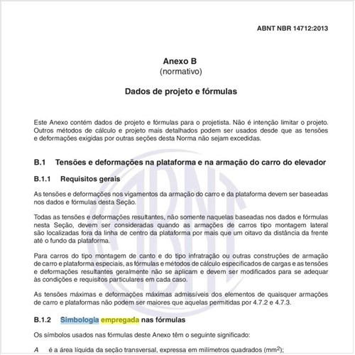 Qual é a simbologia empregada nas fórmulas?