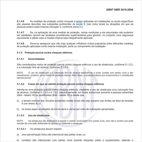 Quais as distâncias mínimas a serem observadas nas passagens destinadas à operação eou manutenção?