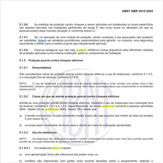 Qual  a extensão de passagens que devem ser acessíveis nas duas extremidades?