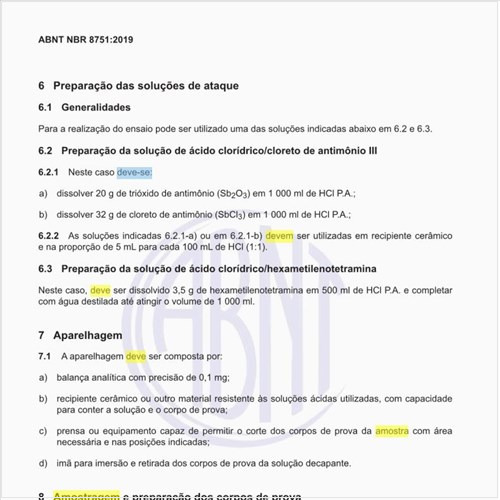 Como deve ser preparada a amostra para zincagem contínua?