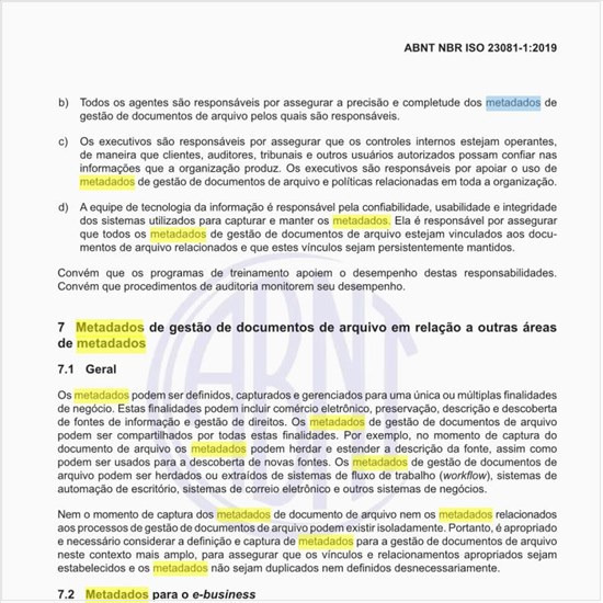 Para que servem os metadados para o e-business?