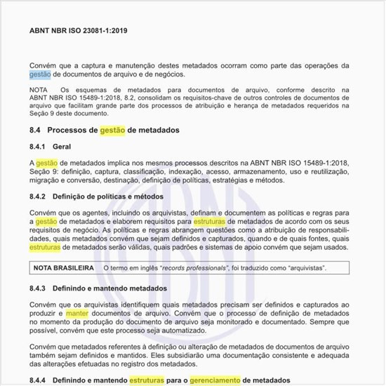 Como definir e manter as estruturas para o gerenciamento de metadados?