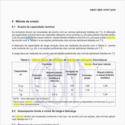 Quais são os valores típicos de utilização de baterias em aplicações fotovoltaicas?