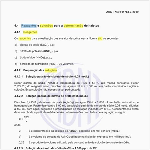 Quais são os reagentes e soluções para a determinação de haletos?