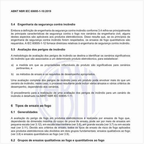 Qual a metodologia para a avaliação dos perigos de incêndio?