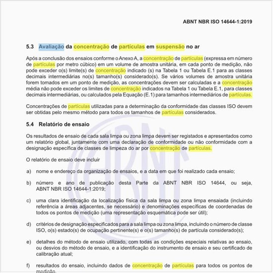Como realizar a avaliação da concentração de partículas em suspensão no ar?