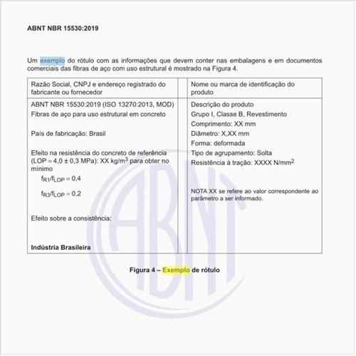 Qual seria um exemplo do rótulo?