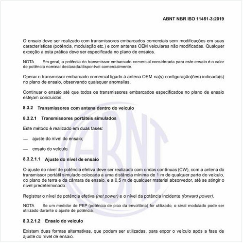 Quais as formas alternativas que podem ser utilizadas para expor o veículo após a fase de ajuste do nível de ensaio?