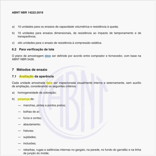 Como deve ser feita a avaliação da presença de odor estranho?