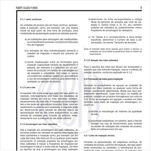 Como deve ser feita a formação de lotes para a inspeção?