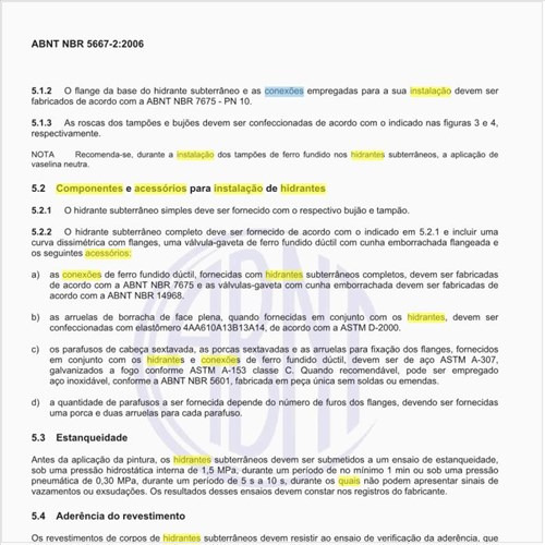Quais os componentes e acessórios para instalação de hidrantes subterrâneos?