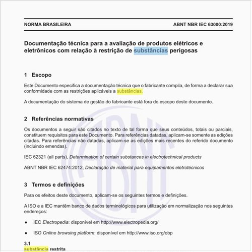 O que é uma substância restrita?