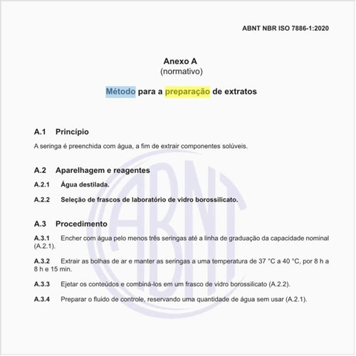 Como deve ser executado o método para a preparação de extratos?