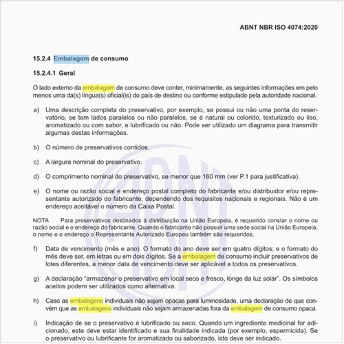 Quais as características da embalagem de consumo?