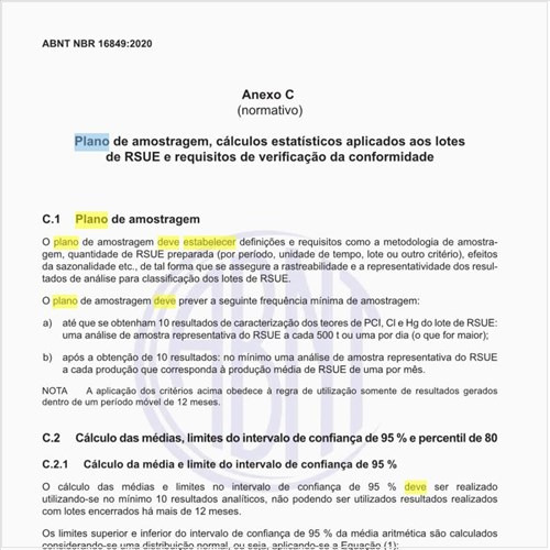 O que deve estabelecer o plano de amostragem?