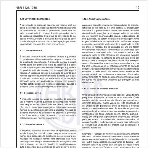 Do que depende a severidade da inspeção?