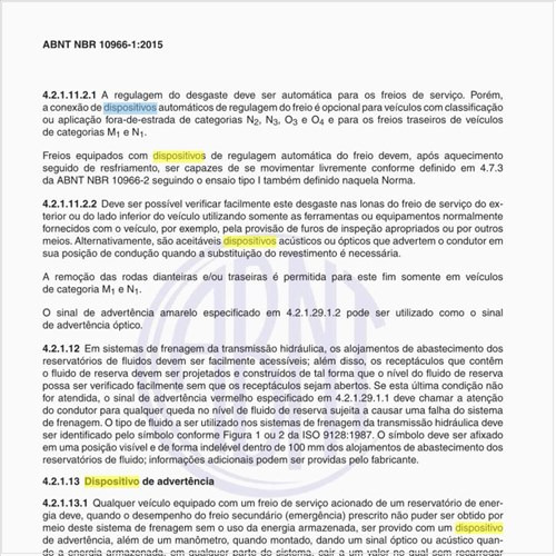 O que é um dispositivo de advertência?