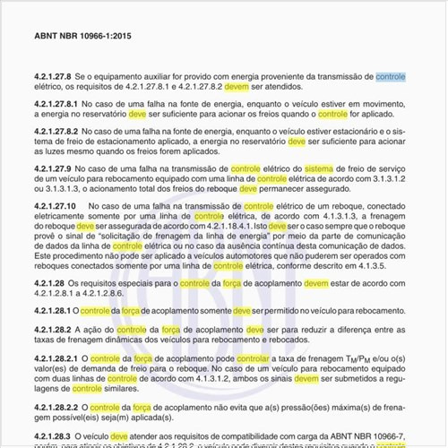 Como deve ser a compensação pelo sistema de controle da força de acoplamento?