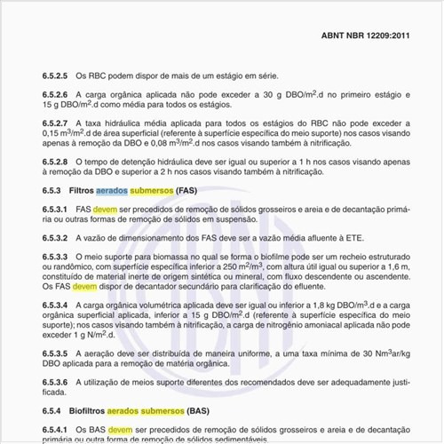 Como devem ser utilizados os biofiltros aerados submersos (BAS)?