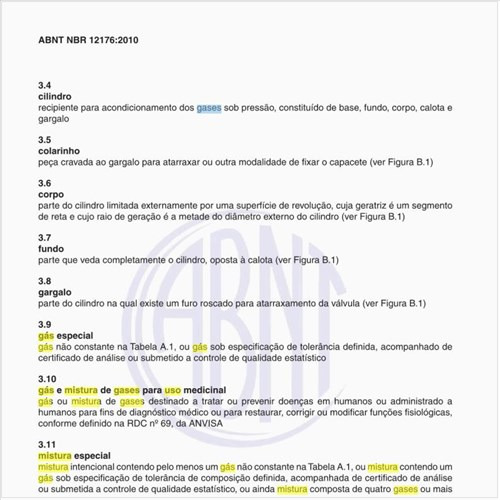 Como se define o gás e a mistura de gases para uso medicinal?