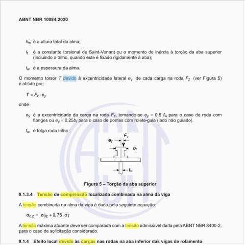 Quais são os pontos para determinação da tensão devido às cargas nas rodas?