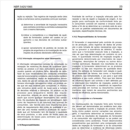 Quais as responsabilidades envolvidas no processo de inspeção?