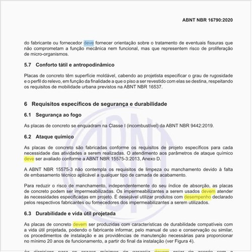 Como deve ser o desempenho ao longo do tempo?