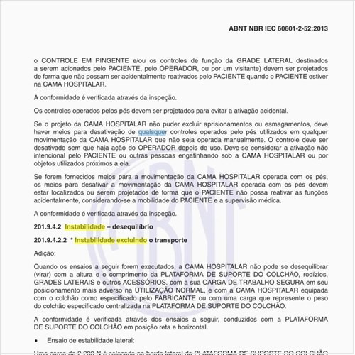 Quais os cuidados para a instabilidade (desequilíbrio) e instabilidade excluindo o transporte?