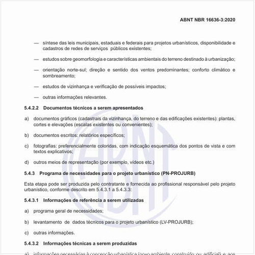 Quais devem ser as informações de referência a serem utilizadas?