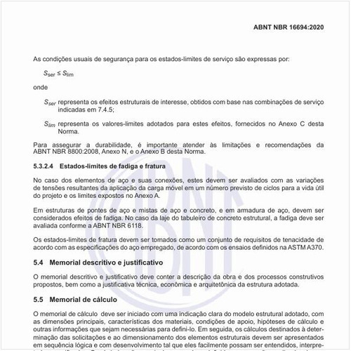 Quando deve ser iniciado o memorial de cálculo?