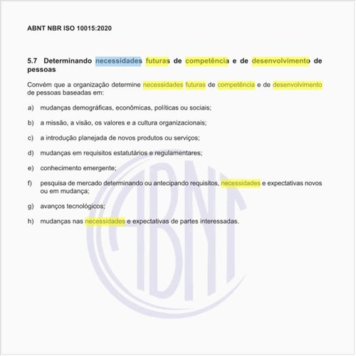 Como determinar as necessidades futuras de competência e de desenvolvimento de pessoas?