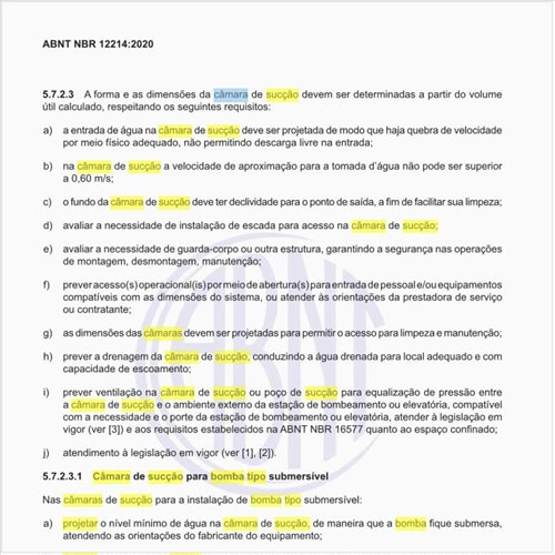Como projetar a câmara de sucção para bomba tipo submersível?