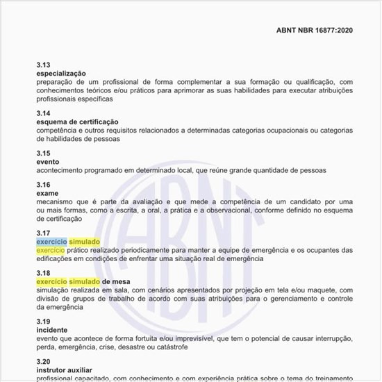 Como pode ser definido o exercício simulado de mesa?
