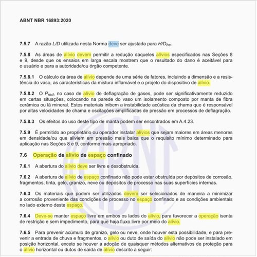 Como deve ser executada a operação de alívio de espaço confinado?