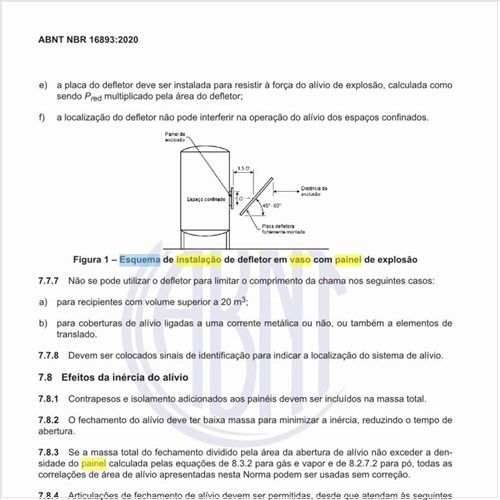 Qual é o esquema de instalação de defletor em vaso com painel de explosão?