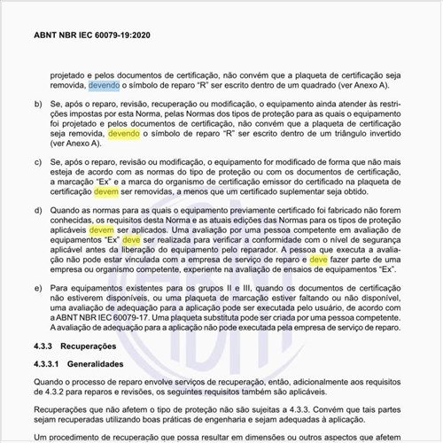 Como se deve proceder em relação às exclusões de algumas peças componentes?
