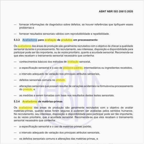 Como escolher os avaliadores para avaliação de produtos em processamento?