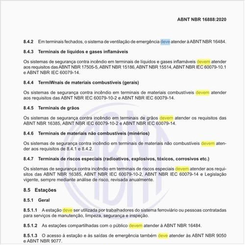 Como deve ser feita a construção e a compartimentação das estações?